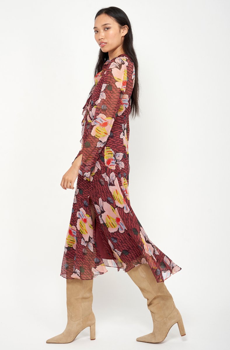 DARROW MAXI SILK DRESS